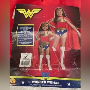 NWOT Child’s small/petite (3/4) DC Comics Wonder Woman costume (see description)